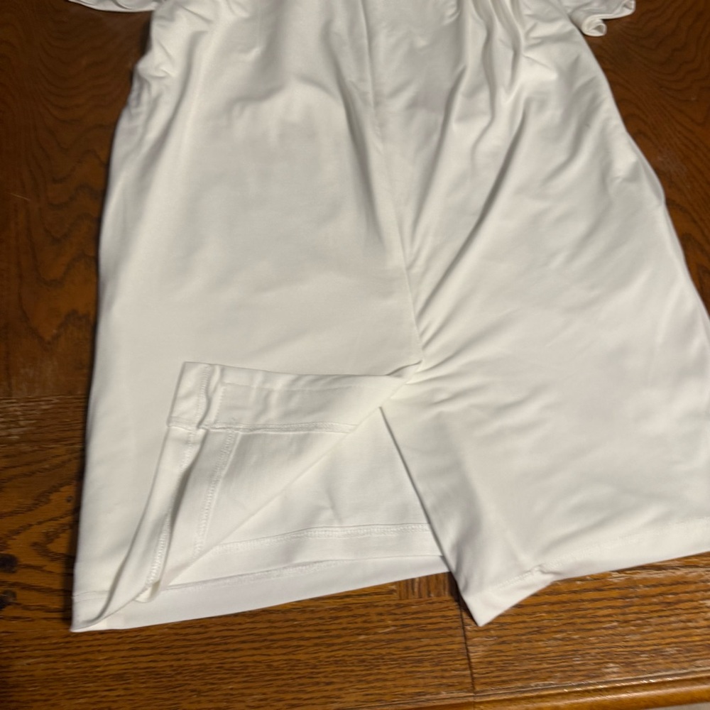 Vixen By Micheline Pitt Starlet Wiggle Midi Dress  Ivory Sz L NWT Old Hollywood - Picture 12 of 16